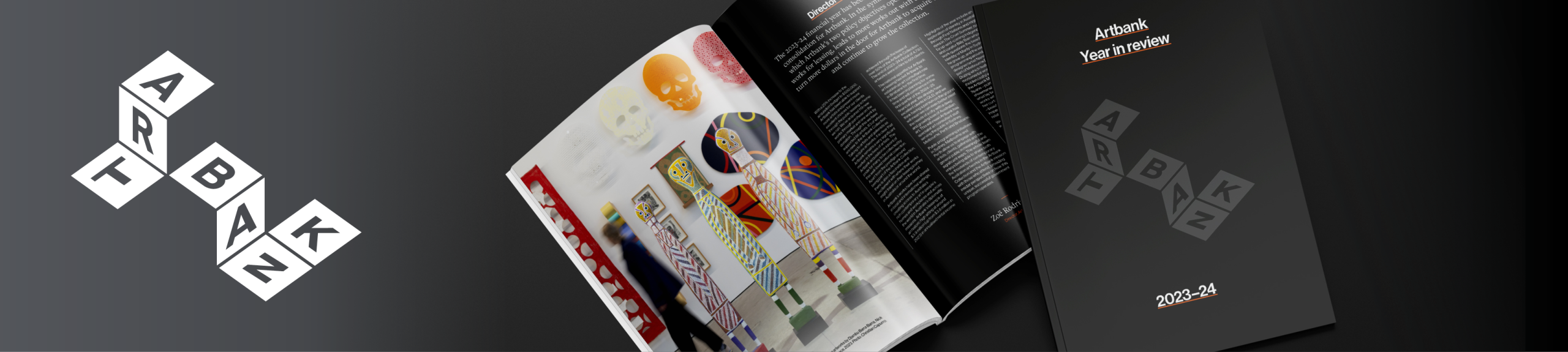 Artbank Year in review 2023-24 banner